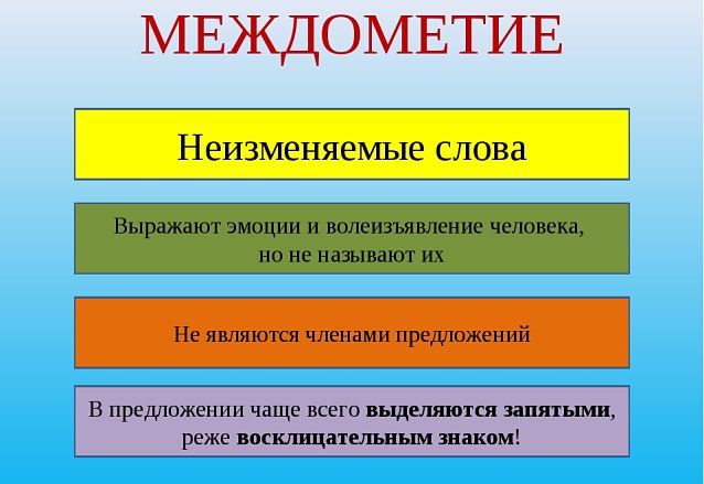 Междометие