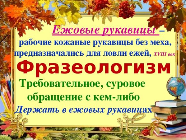 Ежовые рукавицы