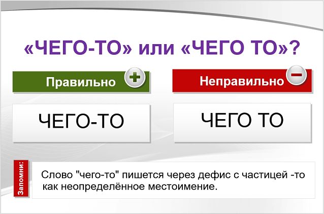 Чего-то или чего то